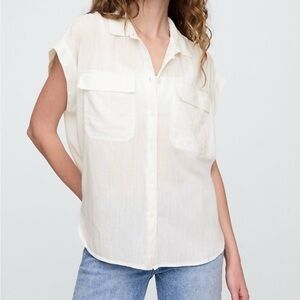 GAP utility button down shirt